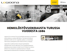 Tablet Screenshot of legioona.fi